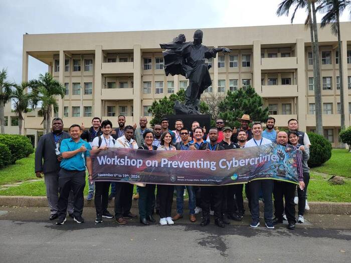 The 2024 Seminar on Preventing Technological Crimes, Organized by the International Cooperation and Development Fund under the Ministry of Foreign Affairs, Visited the Central Police University. Let me know if you'd like any refinements!